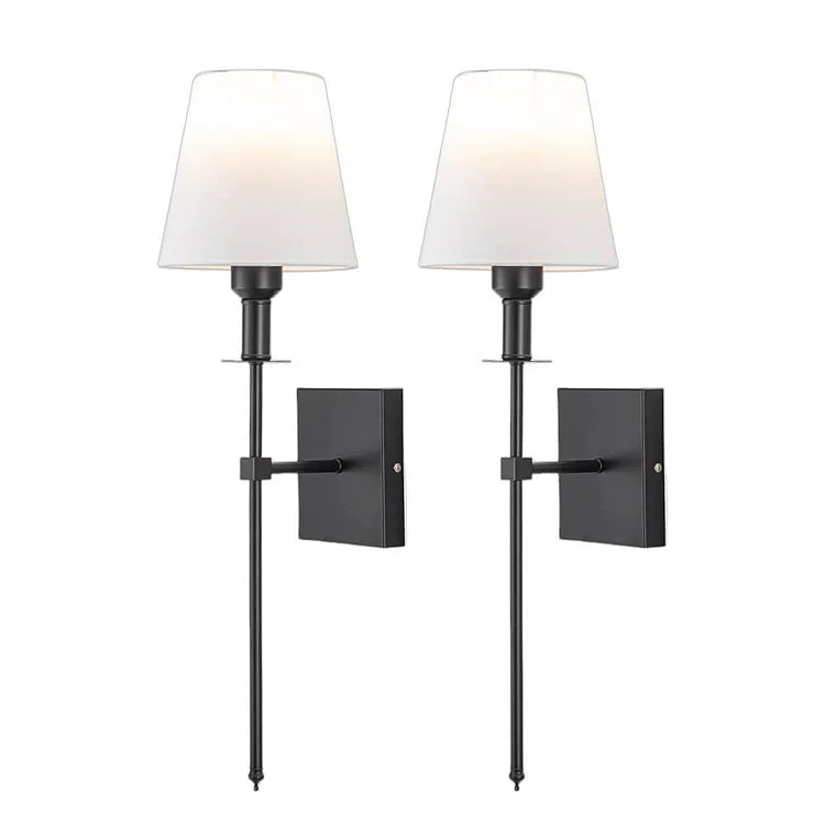 BowLift | (2 Pieces) Wired Wall Lamp – Stylish Lamp Set for Lighting Above a Mirror or Bed
