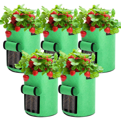 Plant sack planting bag plant pouch 5 pieces | Bowlift