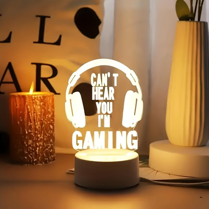 GameLamp - Compact LED Table Lighting with USB Bowlift
