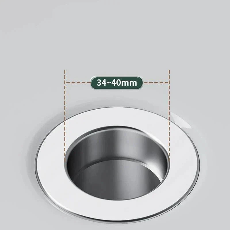 Stainless Steel Drain Filter with Hair Catcher – Rustproof Sieve for Kitchen and Bathroom, Clog-free | Bowlift