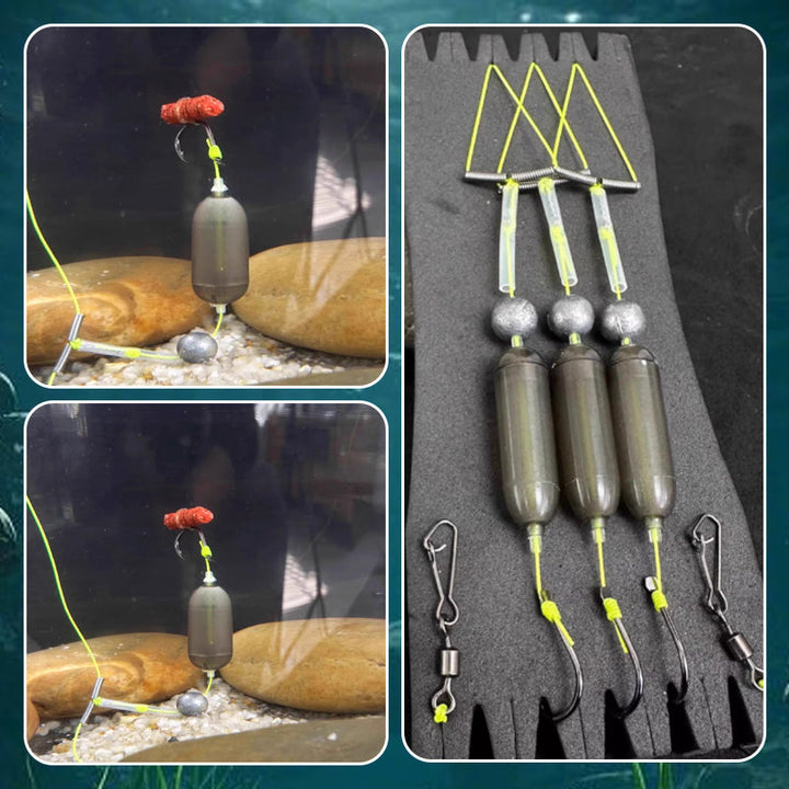 BowLift | 3 hooks Anti-drift bottom fishing rig