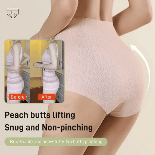 BowLift | Female high waisted non marking nude panties