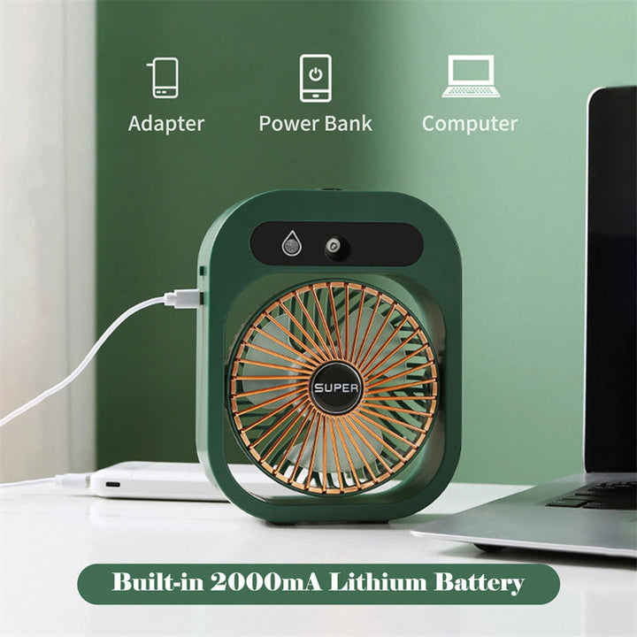 USB Rechargeable Desk Fan | Bowlift