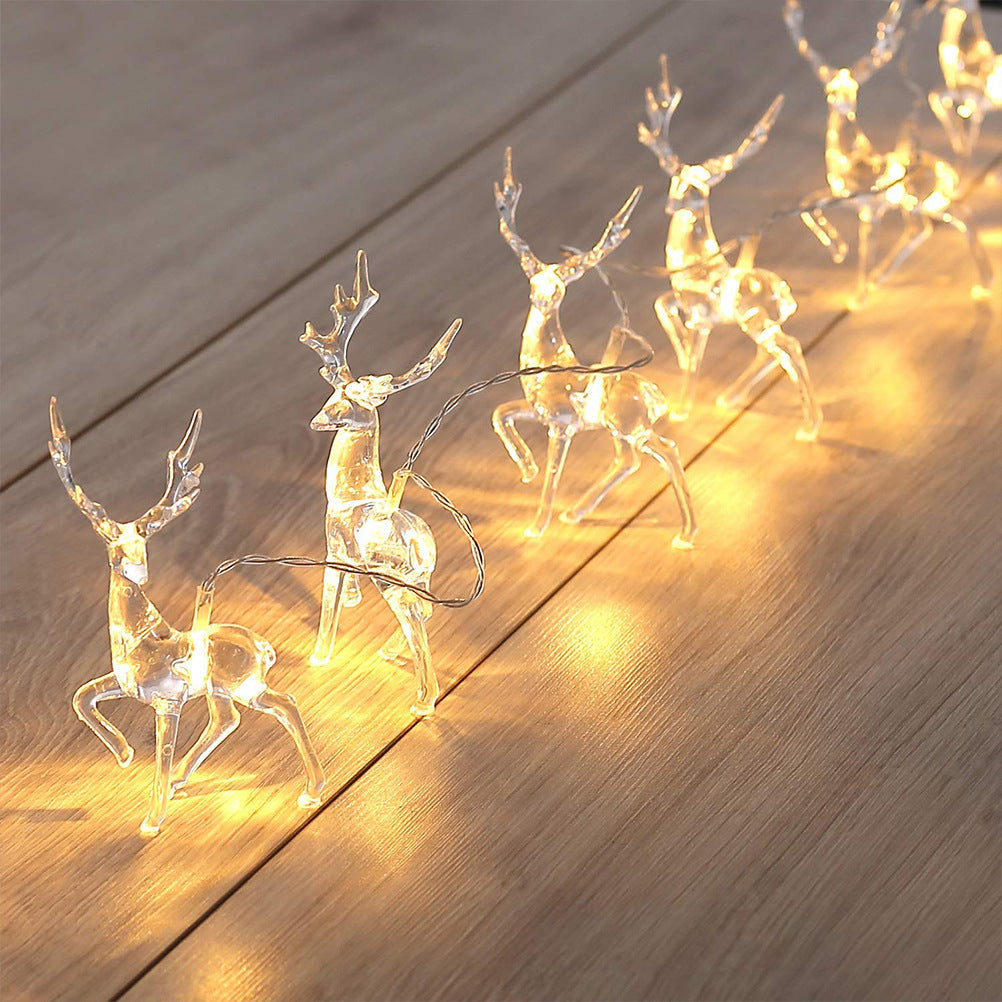 BowLift | ReindeerGlow - 1.5M LED Christmas reindeer string lights for festive cheer