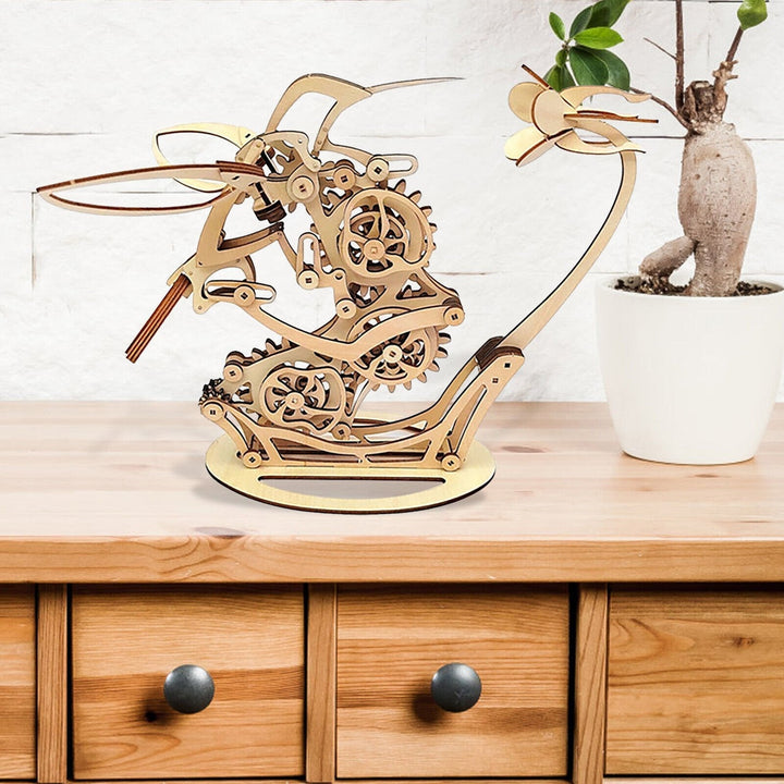 BowLift | 3d Wooden Mechanical Hummingbird