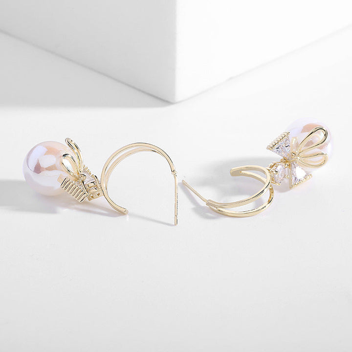 BowLift | Bow Pearl Earrings