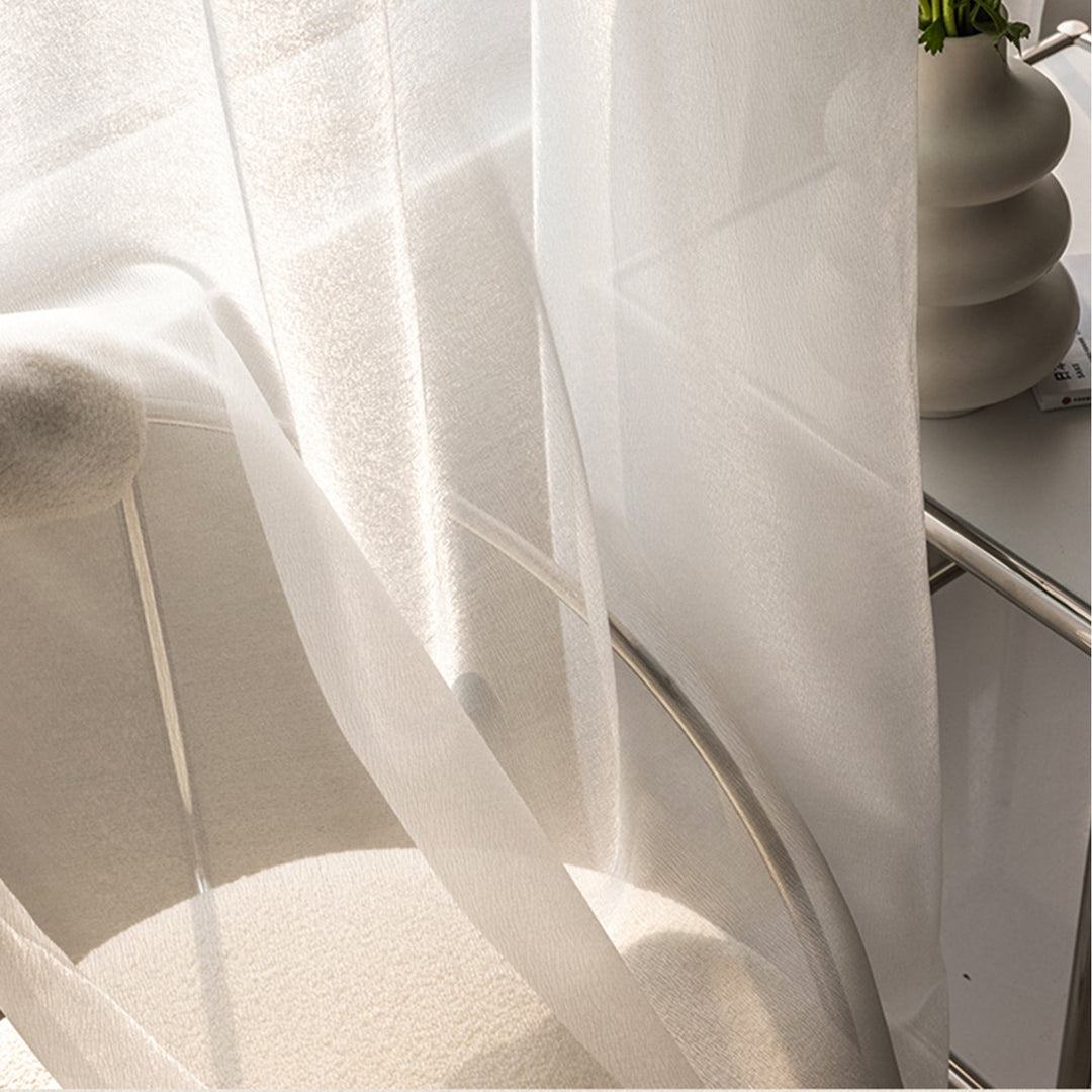 Transparent Linen Curtains, Light and Modern for Living Room | Bowlift