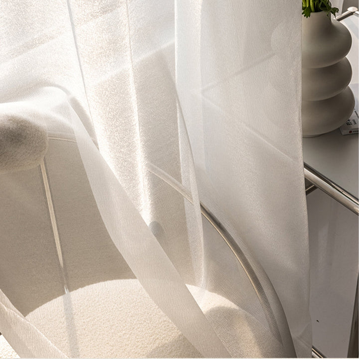 Transparent Linen Curtains, Light and Modern for Living Room | Bowlift