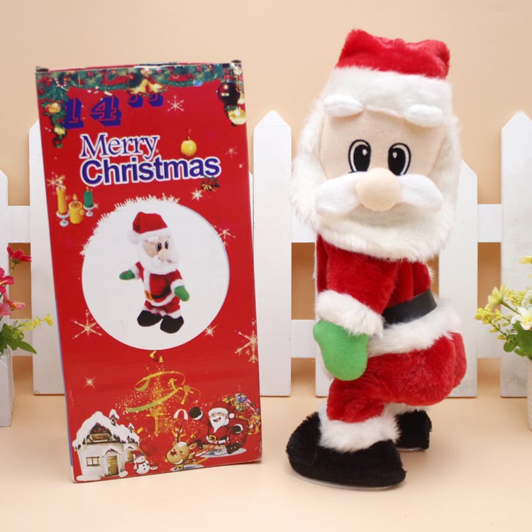 BowLift | Dancing Singing Santa Decoration | Animated Christmas Figure | Plays Festive Songs | Fun Holiday Gift Idea