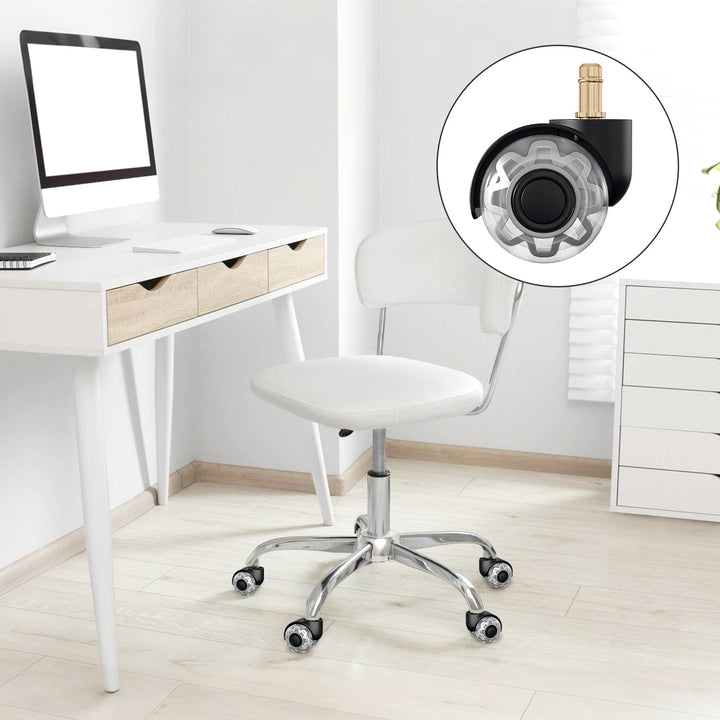 5 pieces office chair wheels swivel chair wheels 10mm x 22mm | Bowlift
