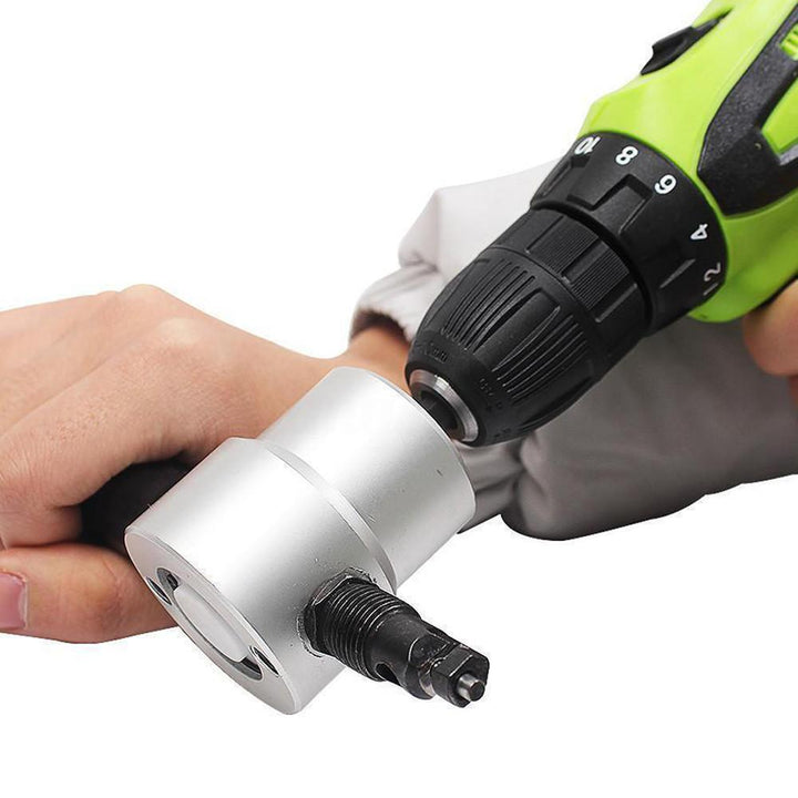 BowLift | Nibbler Cutter Drill Attachment Double Head Metal Sheet
