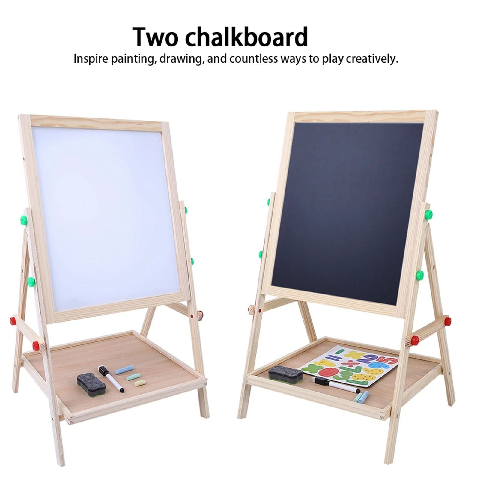 BowLift | Creative children's easel with blackboard & whiteboard