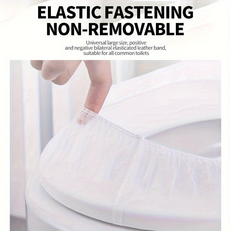 Disposable toilet seat cover with elastic 50/100 pcs | Bowlift