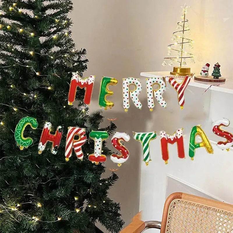 BowLift | 14 Pieces Of 16 Inch Candy Colored Christmas Banner Christma