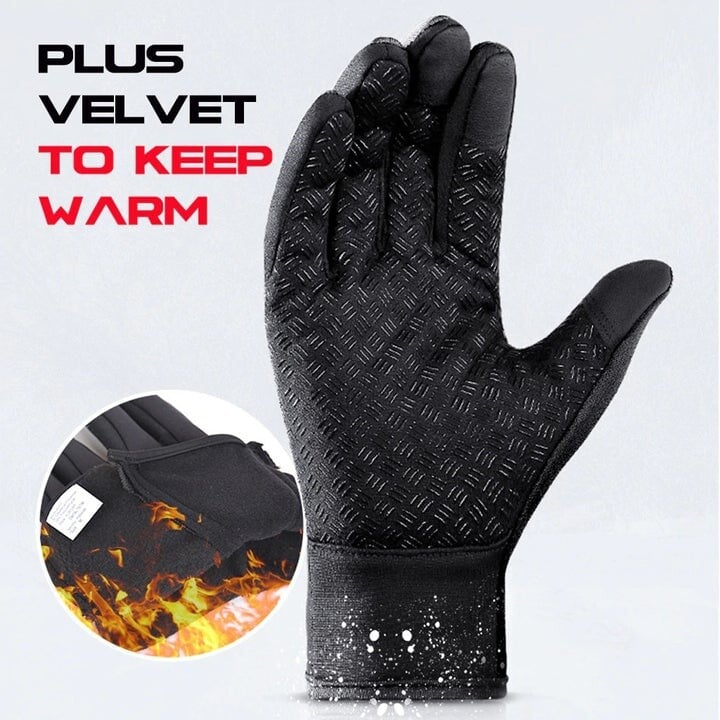 BowLift | HeatGripX Windproof Thermal Slip Cold Weather Gloves