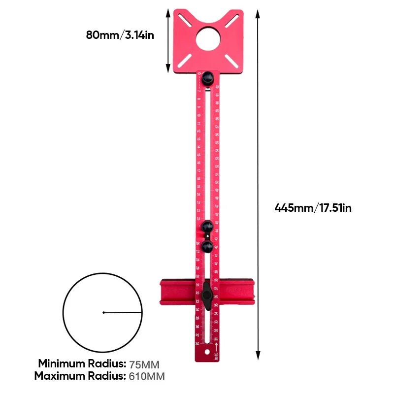 BowLift | 3 IN 1 ROUTER MILLING GROOVE BRACKET