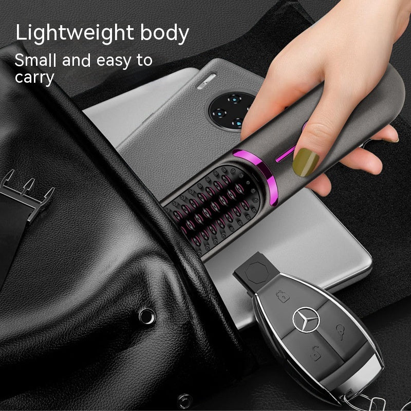 Tima Brush - Wireless Rechargeable Straightening Iron Brush Bowlift
