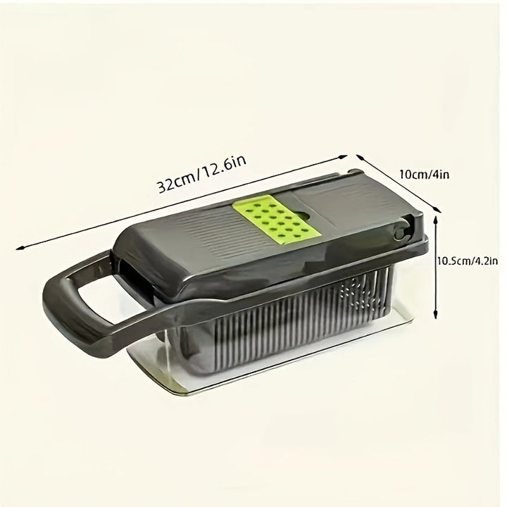 Multifunctional Vegetable Cutter 16-in-1 with Catch Container | Bowlift