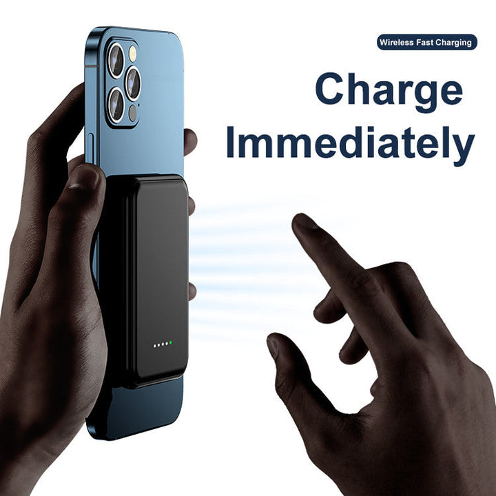 BowLift | Magnera Magnetic Power Bank 5000 mAh | Compatible with iPhones | USB Output 5 V/2.1 A | Compact & Stylish