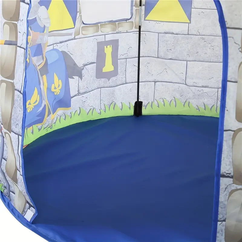 BowLift | Knight play tent for children with castle design and carrying bag