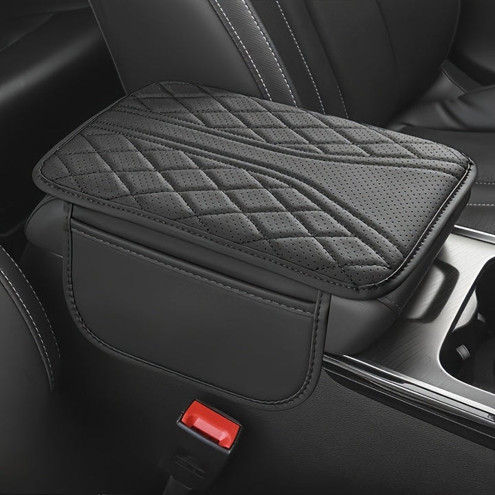 Car Armrest Organizer PU Leather with Pocket | Bowlift
