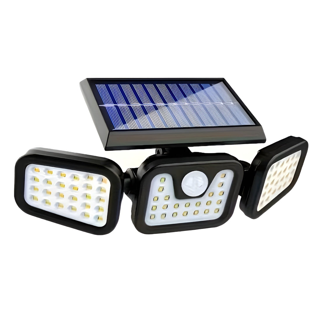 Solar wall light with motion sensor – Bright outdoor lighting with 3 light modes | Weatherproof IP44 for garden, yard and garage | Bowlift