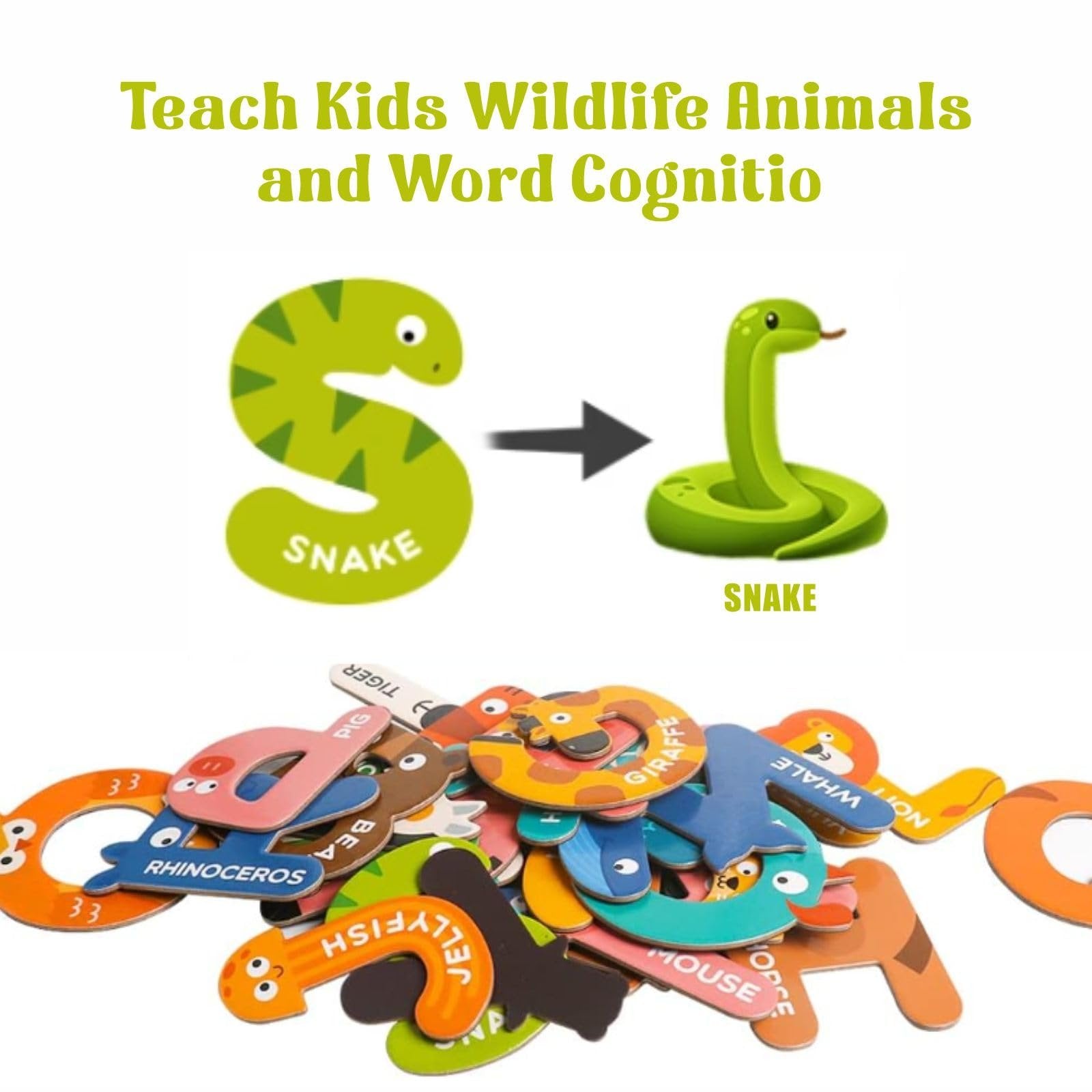 BowLift | Animal-shaped Magnetic Alphabet