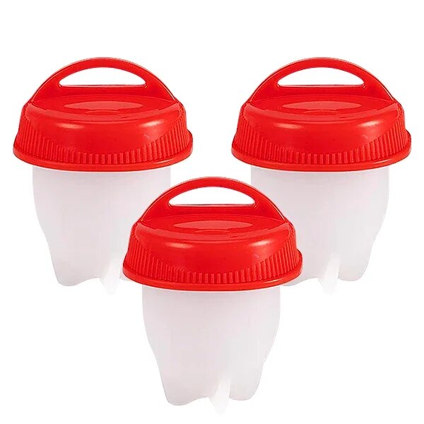 BowLift | YolkCraft Egg Molder Cooking Pods | Easy Hard-Boiled & Poached Egg Maker | Dishwasher Safe
