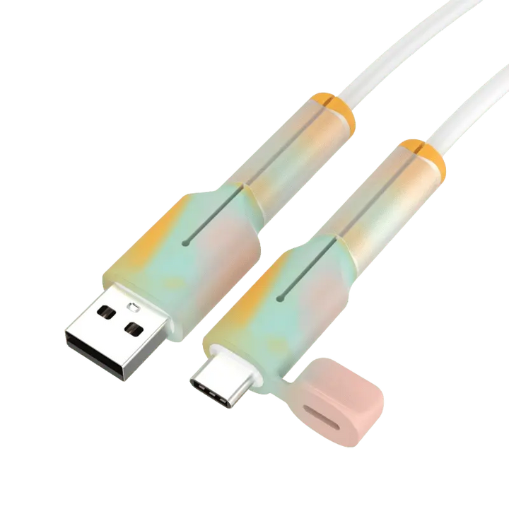 BowLift | 2-pack silicone charging cable pRedector with dust cap