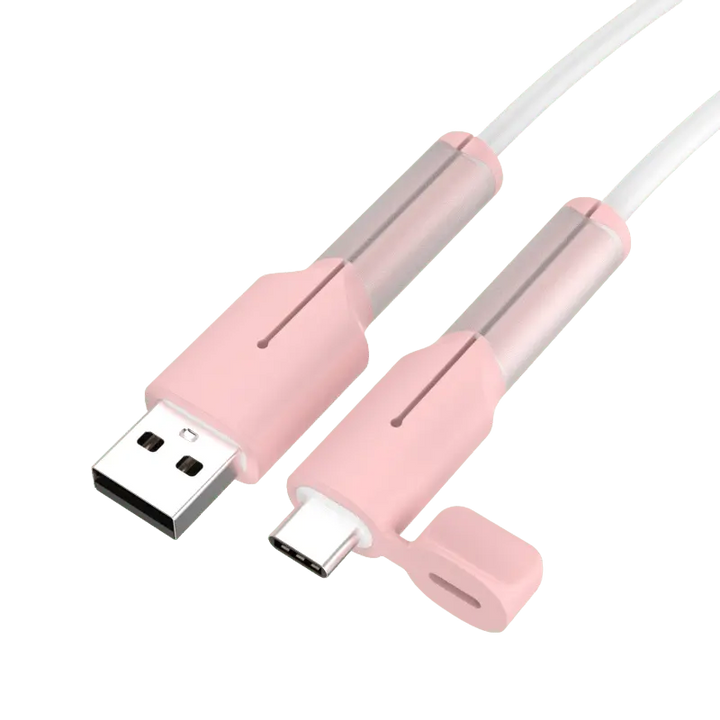 BowLift | 2-pack silicone charging cable pRedector with dust cap