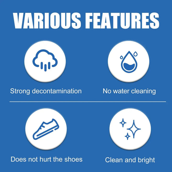 BowLift | 2-piece set white shoe cleaning cream – gentle stain remover for brilliantly clean shoes!