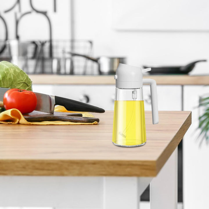 BowLift | 2-in-1 Oil Dispenser Bottle | Oil Sprayer and Dispenser | Healthy Cooking