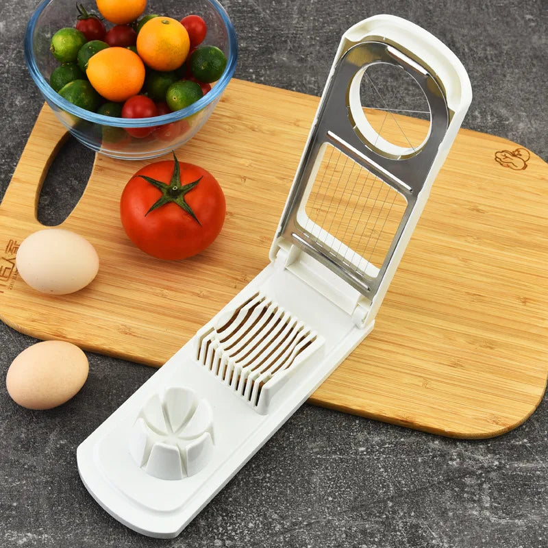 2in1 Egg Slicer Multifunctional Stainless Steel Slice Dice Kitchen Tool | Bowlift