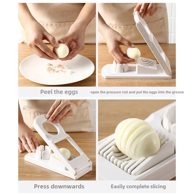 2in1 Egg Slicer Multifunctional Stainless Steel Slice Dice Kitchen Tool | Bowlift