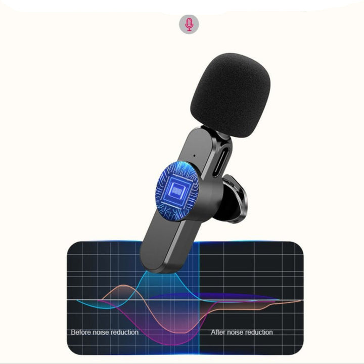 BowLift | Wireless Mini Microphone for Smartphone – Lavalier Mic with Noise Reduction & 10h Battery