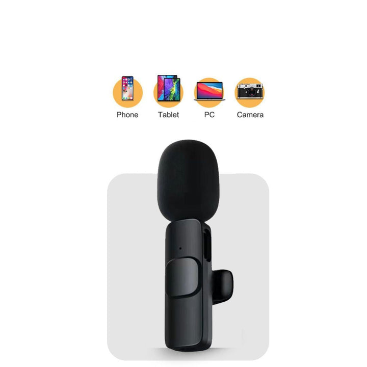 BowLift | Wireless Mini Microphone for Smartphone – Lavalier Mic with Noise Reduction & 10h Battery