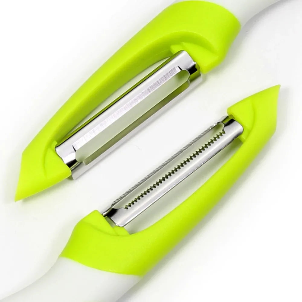 2pcs Ultra Sharp Stainless Steel Blade Fruit and Vegetable Peeler Set | Bowlift