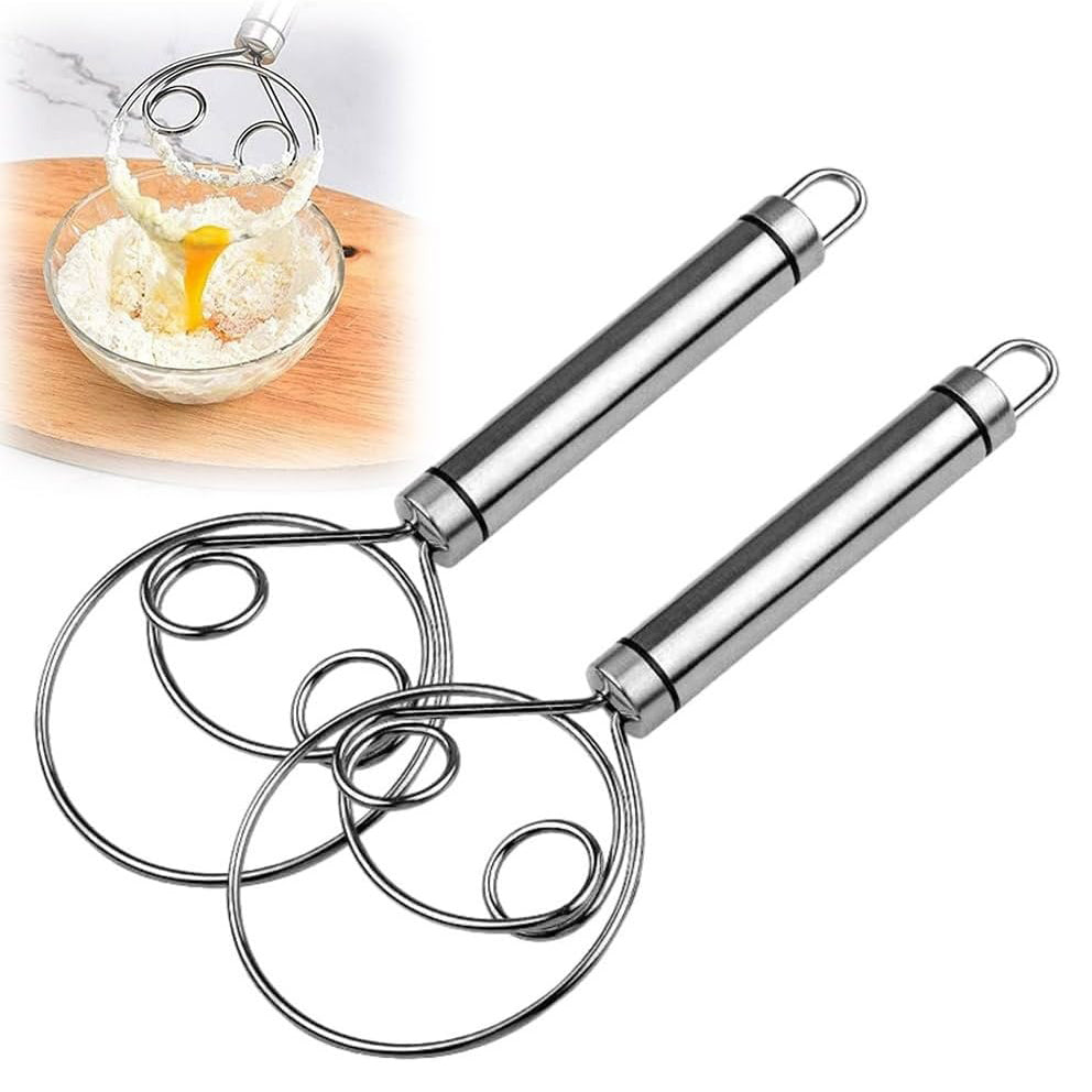 Stainless Steel Magic Dough Whisk Bread Whisk | Bowlift