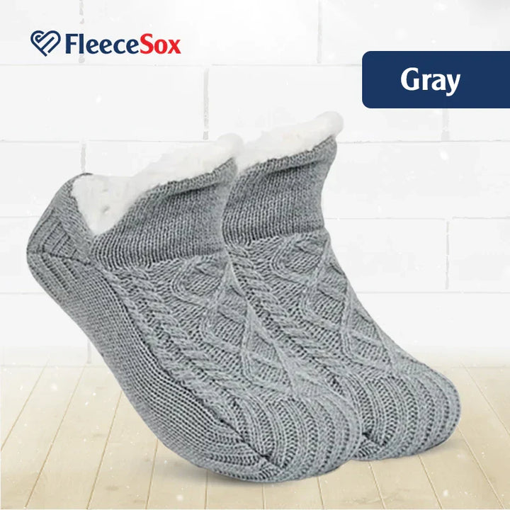 BowLift | Fleece-Lined Non-Slip Thermal Slippers Socks