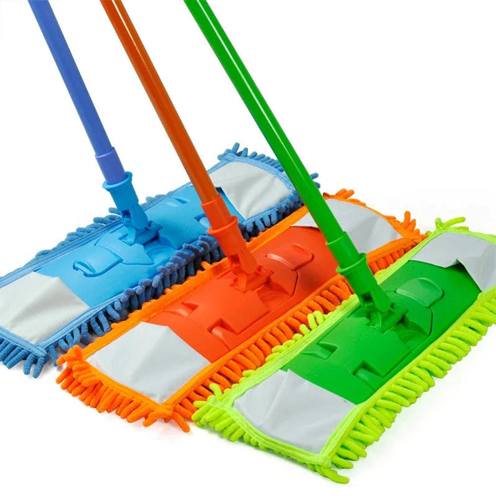 Flat Microfiber Squeeze Mop With Long Handle Bowlift