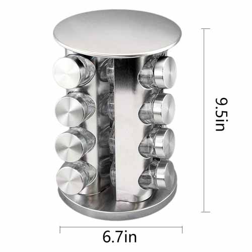 Spice Carousel 16 Bottles Revolving Bowlift