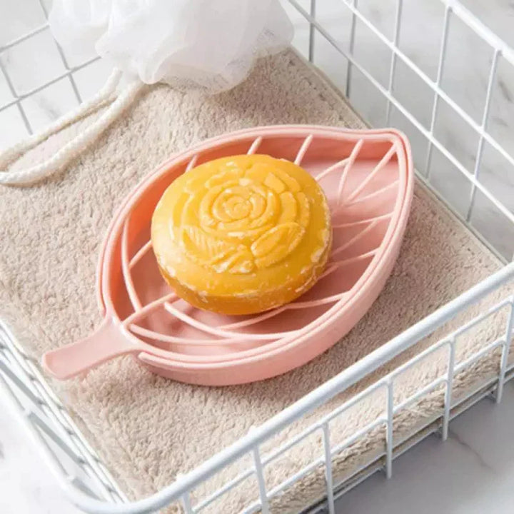 LEAF SHAPE SOAP HOLDER NON SLIP SOAP BOX Bowlift