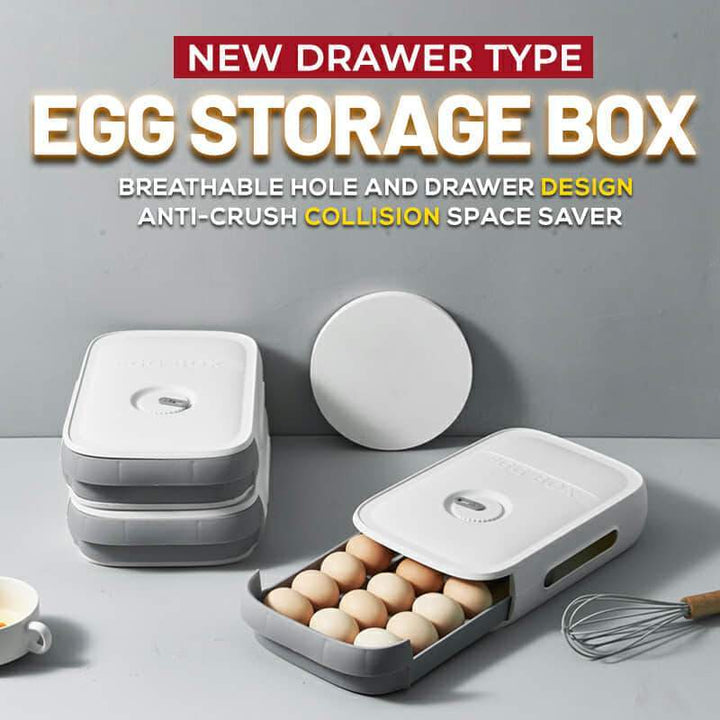 Refrigerator Rolling Egg Storage Box Bowlift