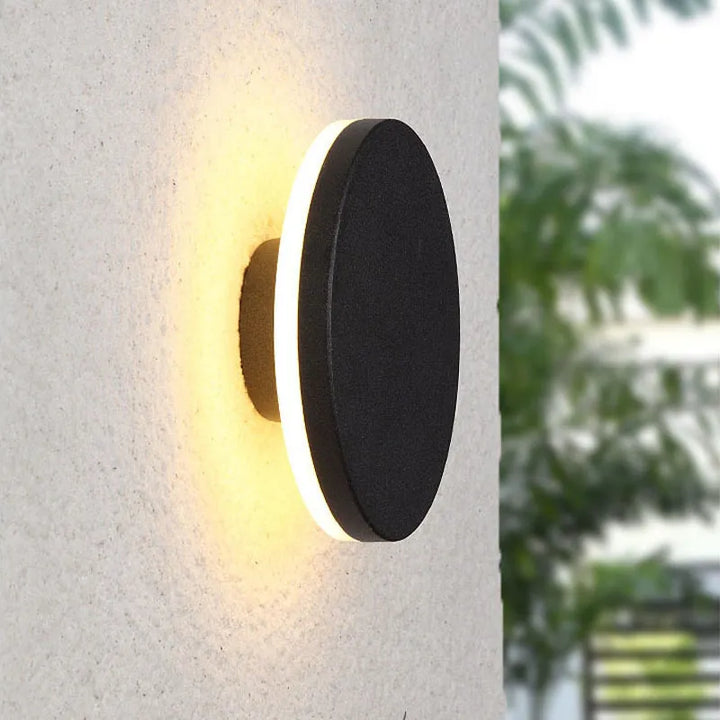 BowLift | Wall Light Modern Black Outdoor LED Lamp