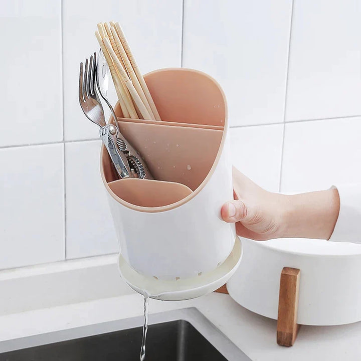 Cutlery Holder With Drainer Bowlift