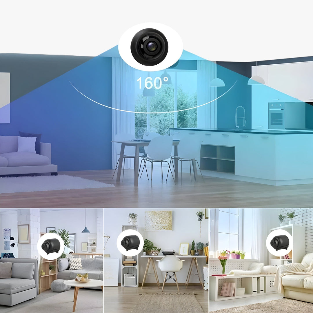Uniko HD Mini Security Camera – Wireless 1080P Surveillance with Night Vision & Motion Detection | Bowlift