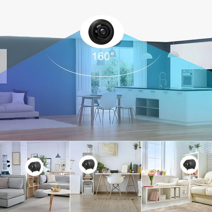 Uniko HD Mini Security Camera – Wireless 1080P Surveillance with Night Vision & Motion Detection | Bowlift
