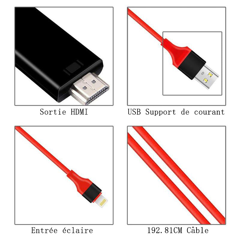 Lightning to HDMI Cable Adapter | Bowlift