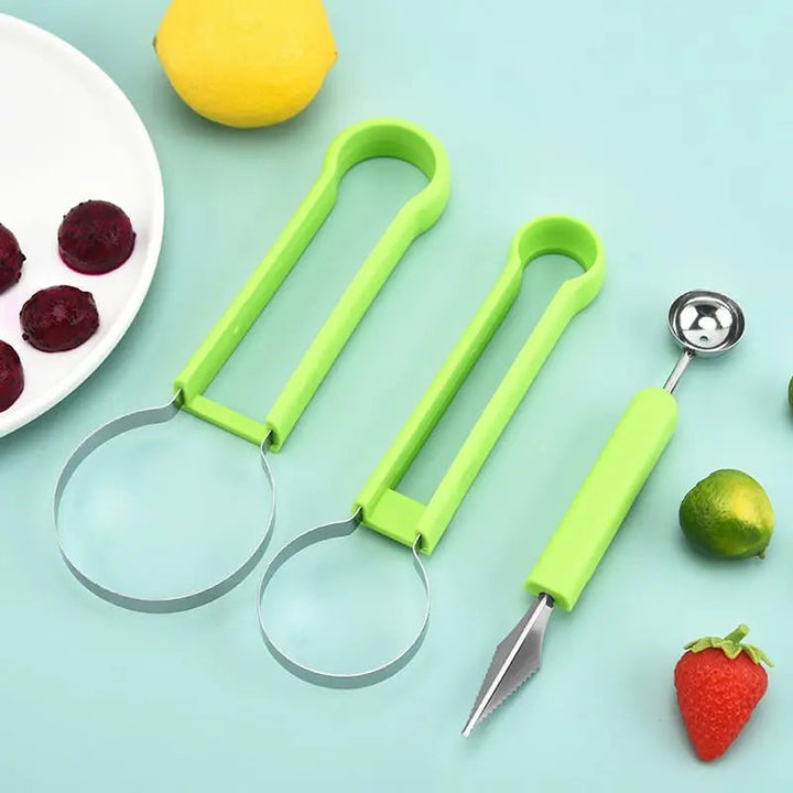 BowLift | 3-in-1 Fruit Cutter for Portioning & Decorating