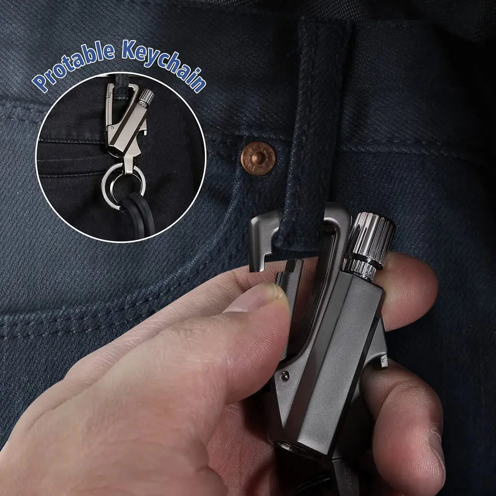 BowLift | 3-in-1 Outdoor windproof lighter with bottle opener for camping
